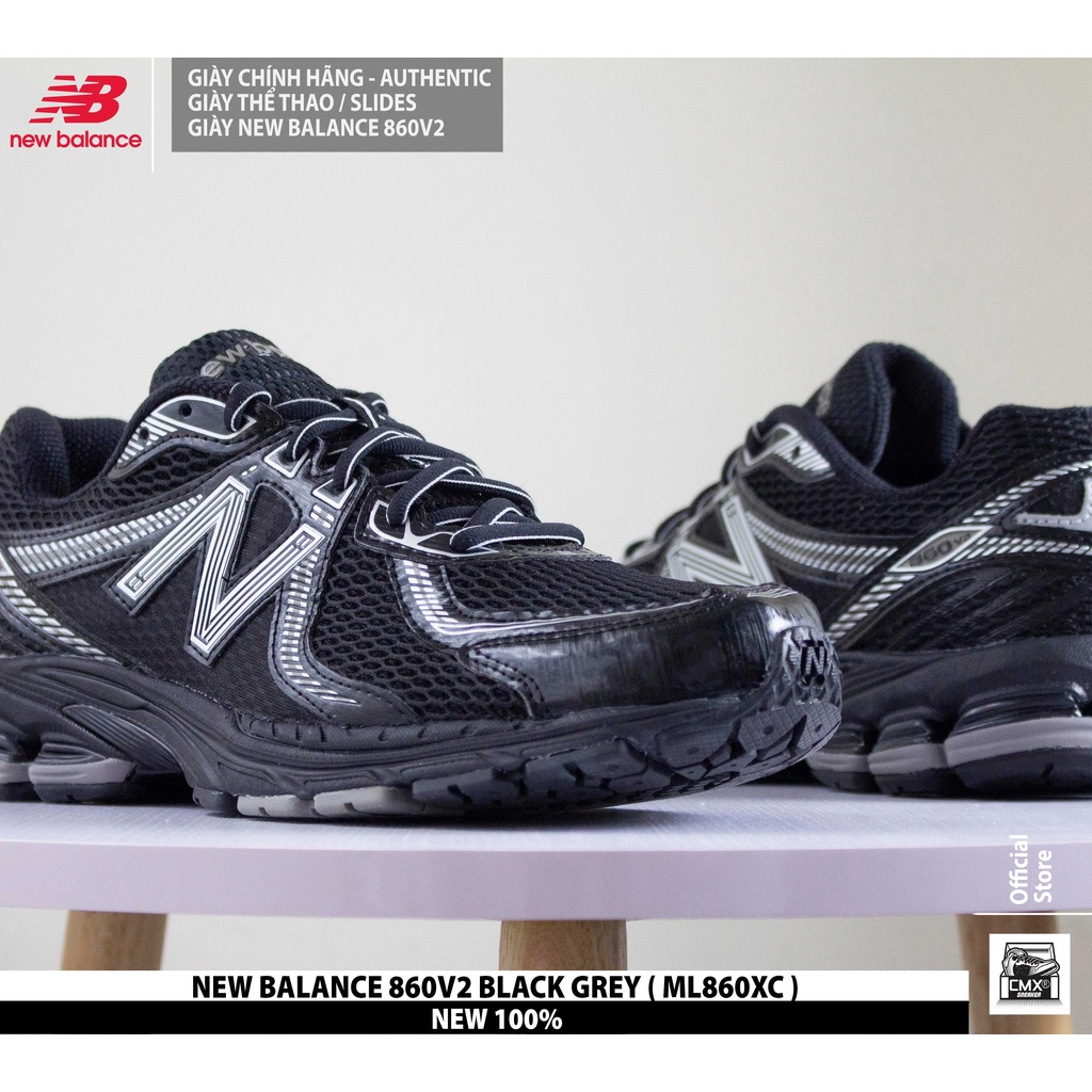 Giày New Balance 860 V2 BLACK GREY  - AUTHENTIC 100%