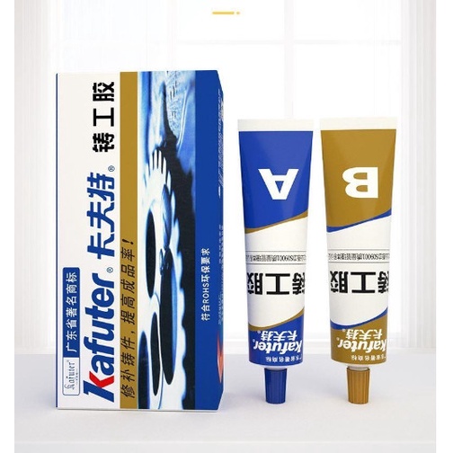 Keo Dán Sắt Siêu Dính Keo AB Chịu Nhiệt Vá Vết Nứt Vết Thủng Loại 100g