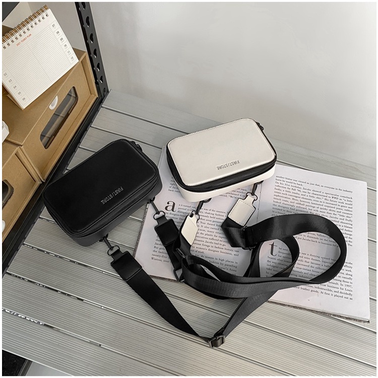 Túi Messenger nam nữ phiên bản Hàn Quốc túi vuông nhỏ thể thao đơn giản túi đeo vai thông thường hot trend - TDV04