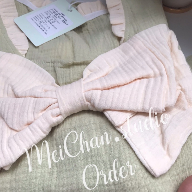 Đồ Ngủ Style Hàn Quốc Tiểu Thư XÔ MUSLIN Nơ Ulzzang