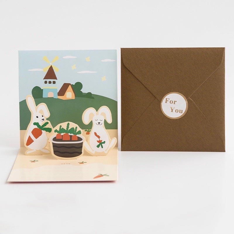 Thiệp Nổi Dễ Thương - THIEP1039 - B.Corner