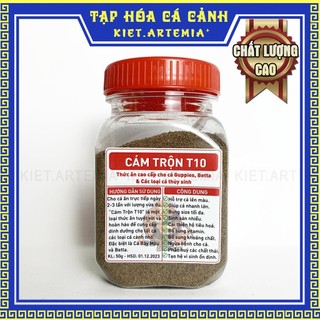 Cám trộn T10, thức ăn cho cá, thức ăn cá guppy, betta, cá thủy sinh