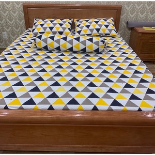 Bộ Drap gôi 100% Cotton cao cấp 4 món chính hãng IN LOGO CTY