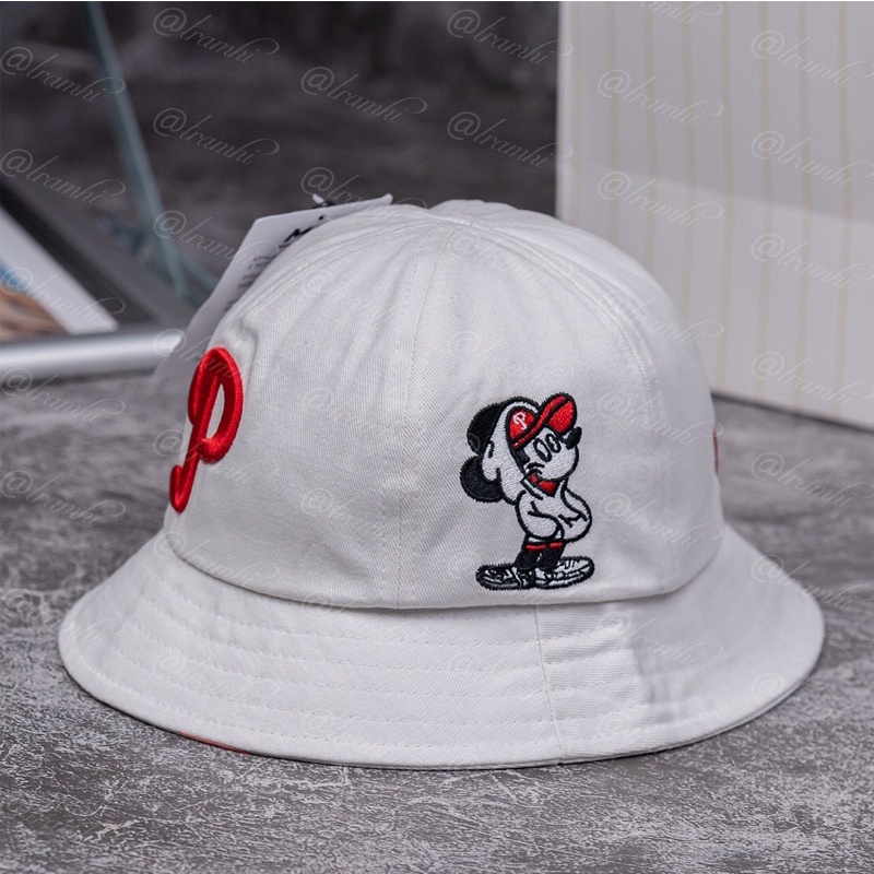 MŨ BUCKET P ĐỎ CHO BÉ