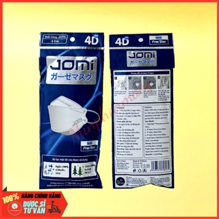 Khẩu Trang Jomi 4D New Ngăn Khói Bụi & Vi Khuẩn 5 Cái - Minpharmacy