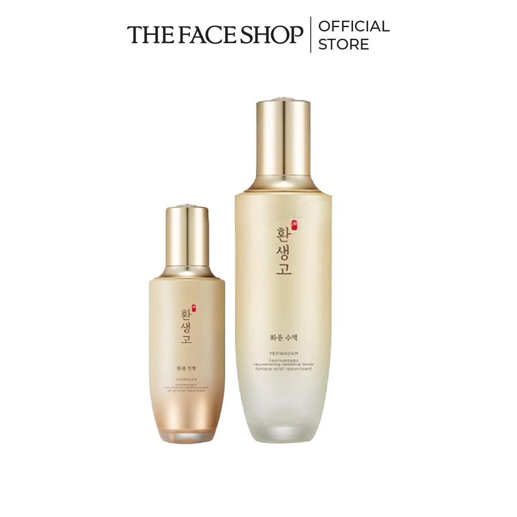 Combo Tinh Chất Dưỡng Da THE FACE SHOP Yehwadam 45ml+Nước Cân Bằng Dưỡng Da THE FACE SHOP 160ml