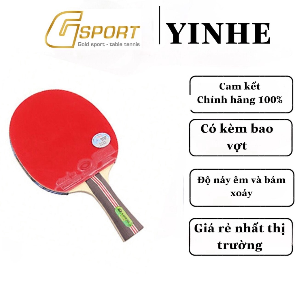 Vợt Bóng Bàn Yinhe 03b - Vợt Bóng Bàn Gía Rẻ Dán Sẵn