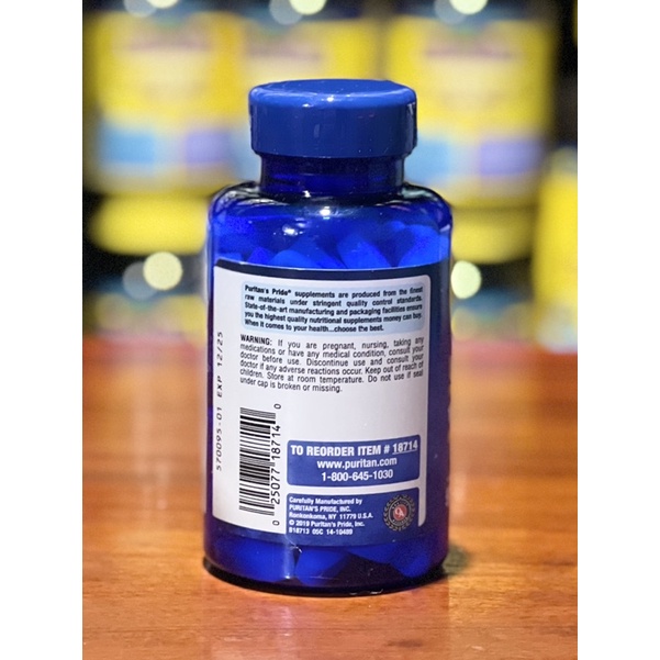 Puritan 's Pride L-Carnitine 1000mg 90 viên của Mỹ