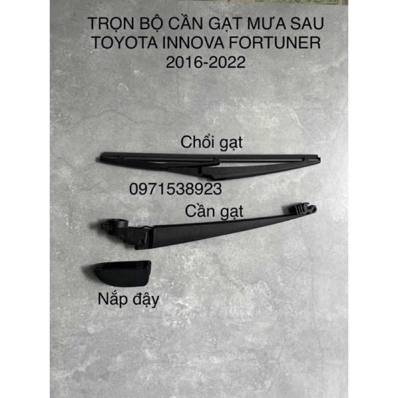 TRỌN BỘ CẦN GẠT MƯA SAU TOYOTA INNOVA FORTUNER 2016-2022 cao cấp giá rẻ 85241-0K040