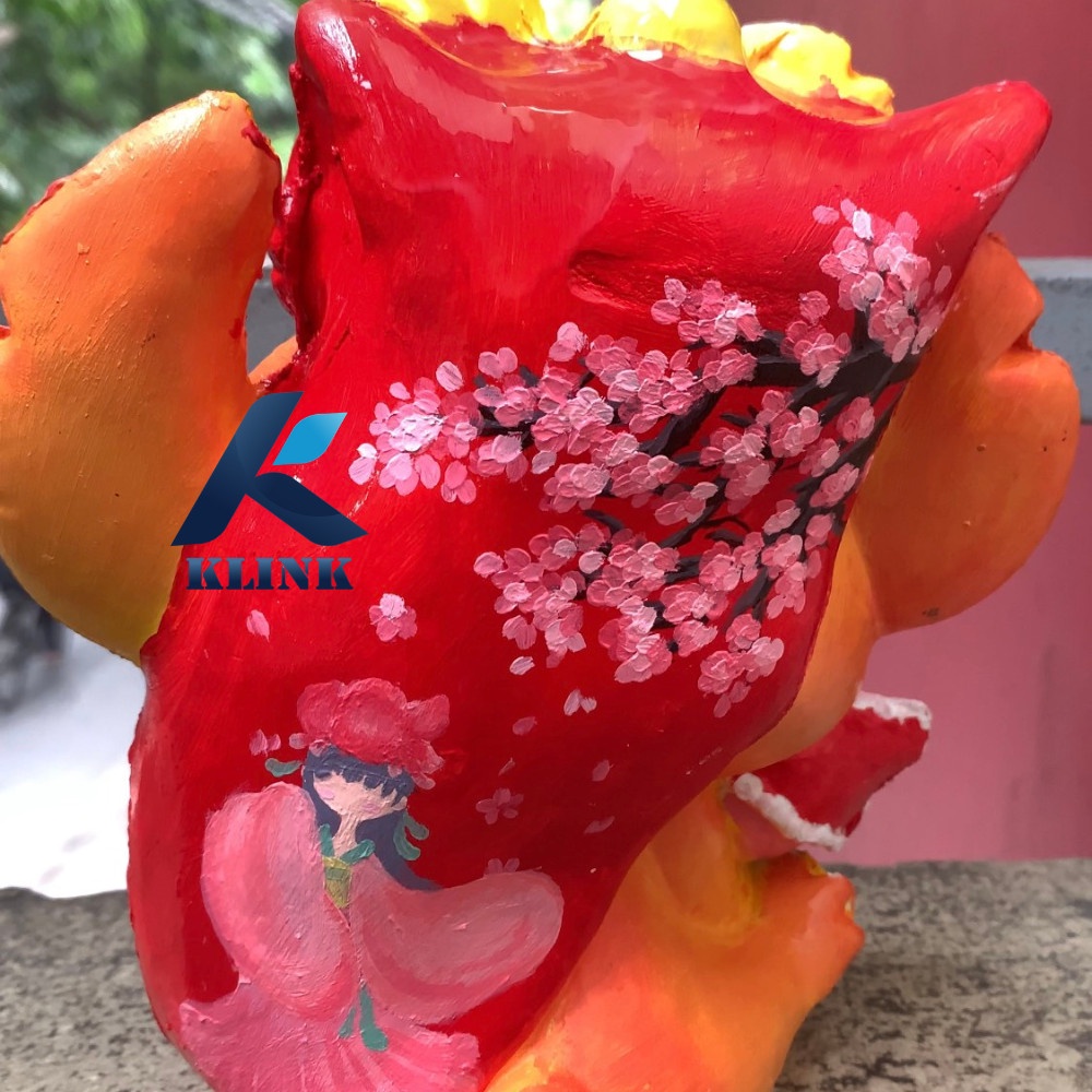 Dầu phủ bóng giữ màu cho tượng thạch cao, tranh màu acrylic