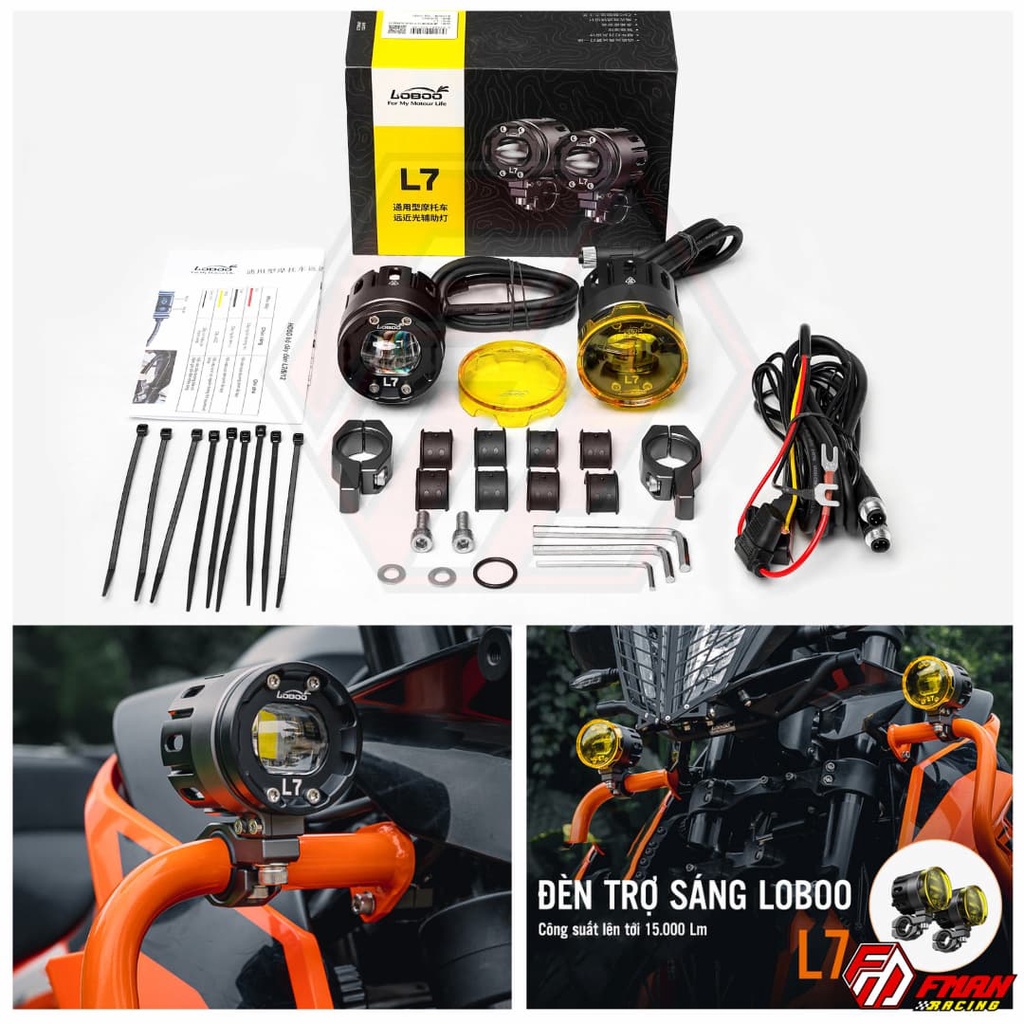 ĐÈN TRỢ SÁNG LOBOO L7 CHÍNH HÃNG