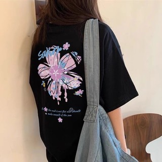 Áo phông nữ in hình trẻ trung, áo thun cotton 100% in hình 2 mặt.