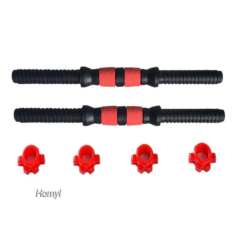 Bộ 2 thanh tạ tay và khóa xoay loại 40cm-50cm dùng tập thể hình tại nhà