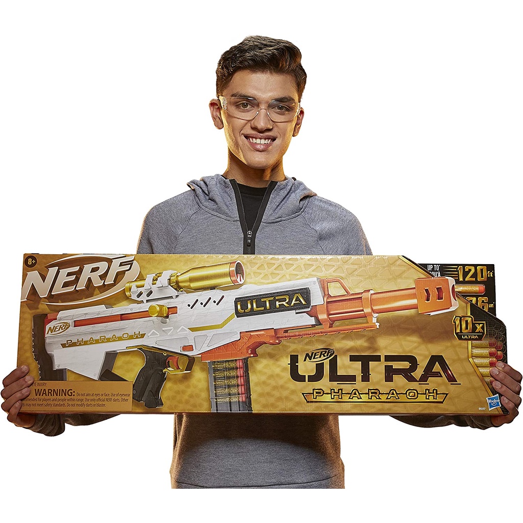 Đồ chơi Ultra Pharaoh Blaster, 10-Dart Clip, Includes 10 Ultra Darts
