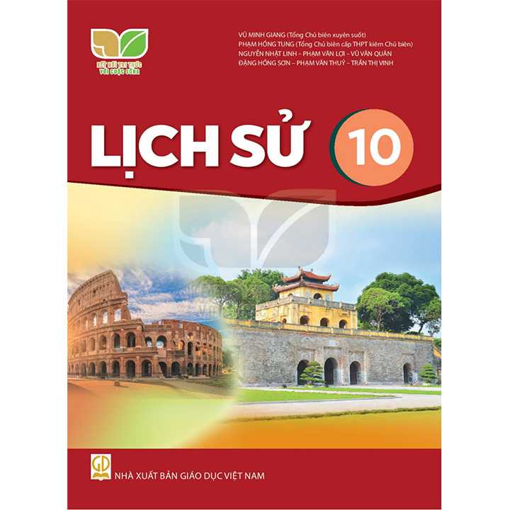 Sách - Lịch sử Lớp 10 - Kết nối kèm 2set bọc sách 10 tờ khổ 23x33cm