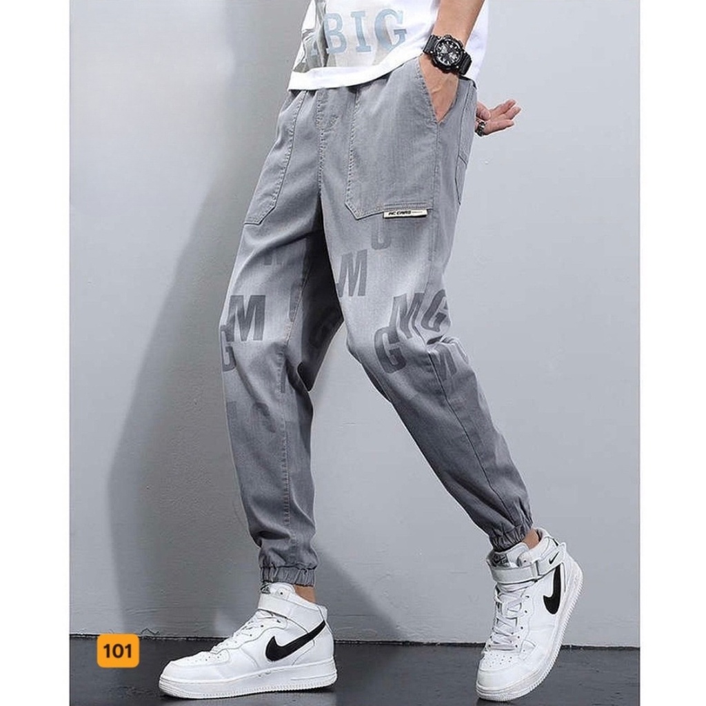 Quần jean jogger nam màu đen trơn không rách chất bò cao cấp co dãn 4 chiều quần rin nam đẹp LOZATA NL72