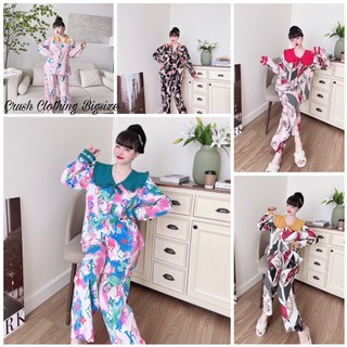 [Mẫu Đẹp]Pyjama Đồ Bộ Tay Dài Bigsize 50-90kg Diện cực Đẹp Chất Satin Cao Cấp