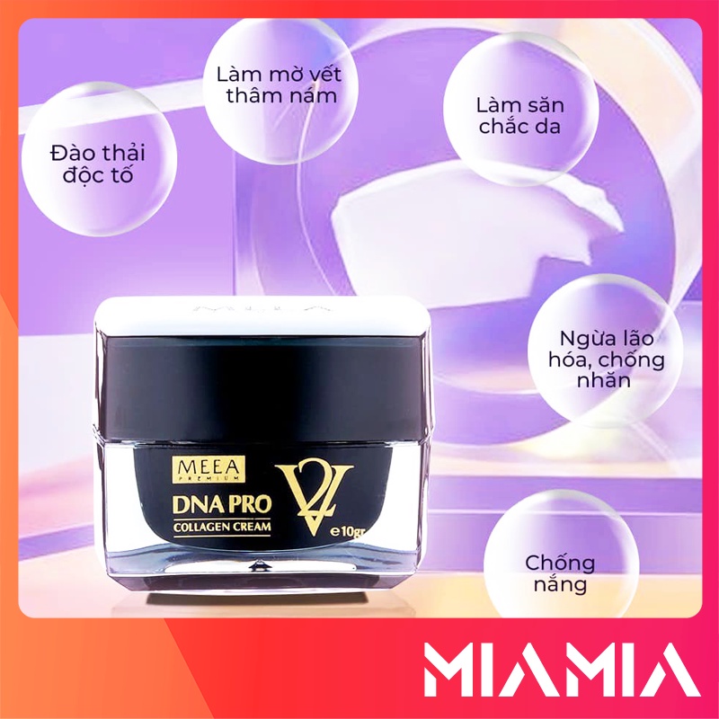 Kem Face Cá Hồi V2 Mini Meea Organic DNA Pro Collagen Cream