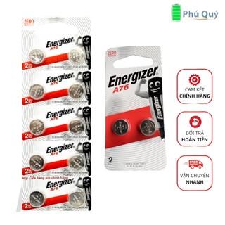Vỉ 10 viên pin lr44 energizer 1,5v - hàng chính hãng