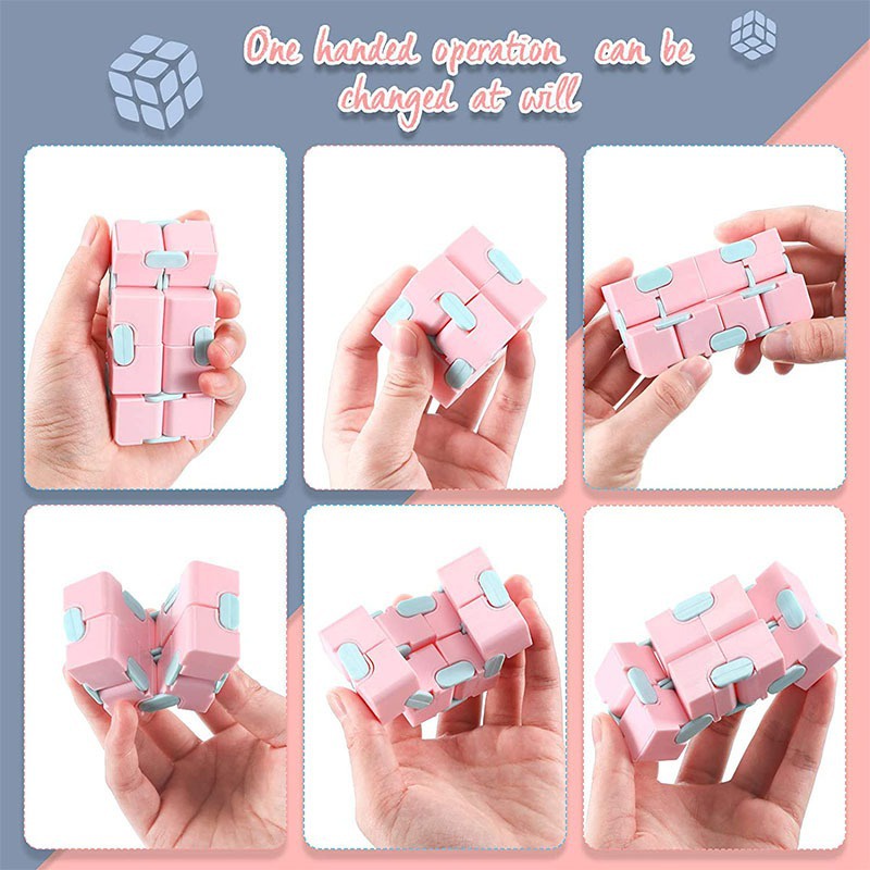 Đồ Chơi Khối Lập Phương Rubik Vô Cực Memocshop Rubik Xếp Hình Ma Thuật Giảm Căng Thẳng Cho Mọi Lứa Tuổi