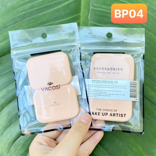 BP04 - Bông Phấn Ướt Vuông Nhỏ VACOSI