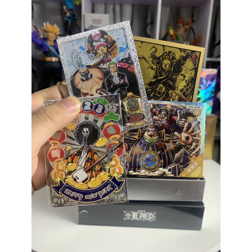 Hộp thẻ nhân phẩm One Piece fullbox map vàng hàng có sẵn