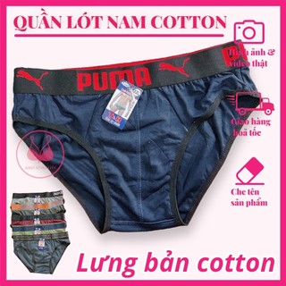 Combo Quần lót nam, quần sịp nam tam giác cotton giá rẻ, Quần lót nam cotton thấm hút mồ hôi