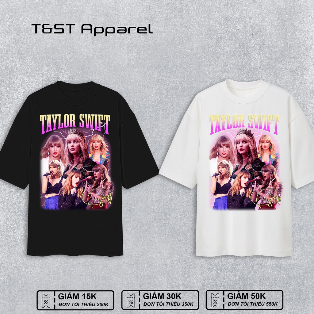 Áo thun Unisex Oversized Vintage Taylor Swift Sweatshirt, Tshirt, Music Song, Love Taylor, Fan Swift, Gift For Fan