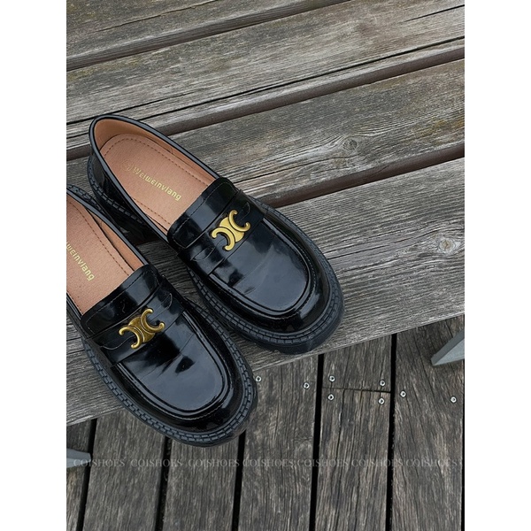 Giày Loafer Khuy Vàng - Coishoes