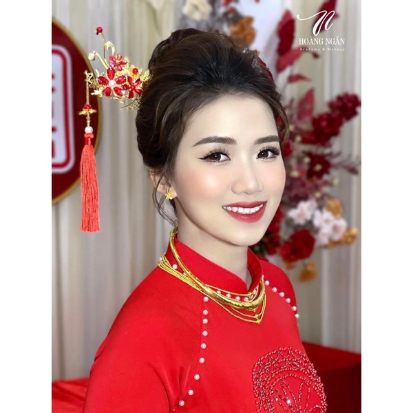 Trâm Hoa cài tóc cô dâu Mẫu Mới - Sẵn hàng new