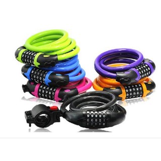 Ổ Khóa xe đạp,xe máy 5 số dây dài - Dungcugiadinh