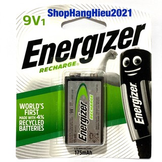 Pin sạc 9v energizer nh22 bp1 hàng chính hãng dksh việt nam vỉ 1 viên