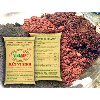 Đất hữu cơ vinatap trồng cây cảnh, hoa, dâu tây
