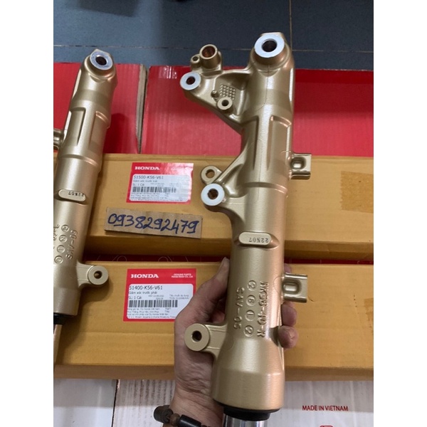 Phuộc trước Winner X đen đời  zin hãng Honda