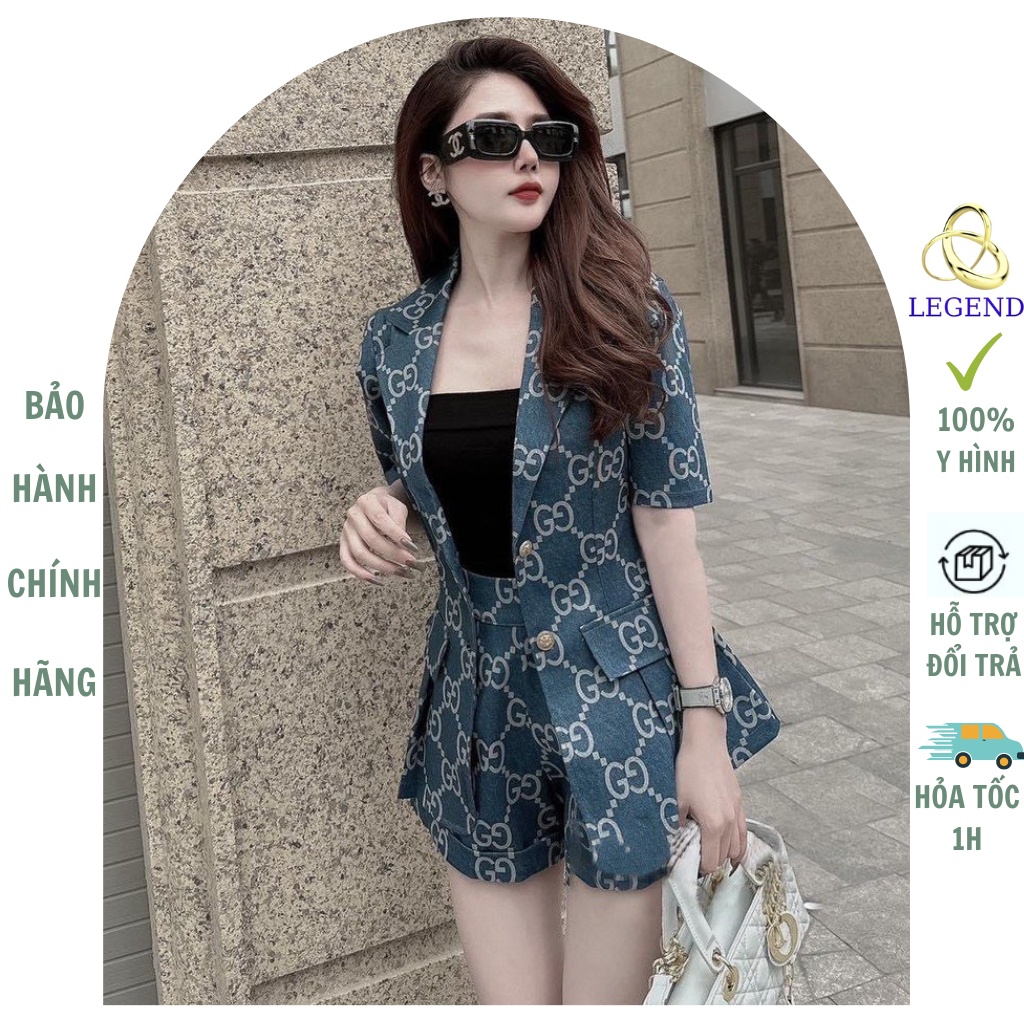 Bộ quần áo nữ, bộ vest nữ, set bộ cộc, set đồ nữ chất liệu umi nhật co dãn mềm mịn phong cách trẻ trung sang chảnh