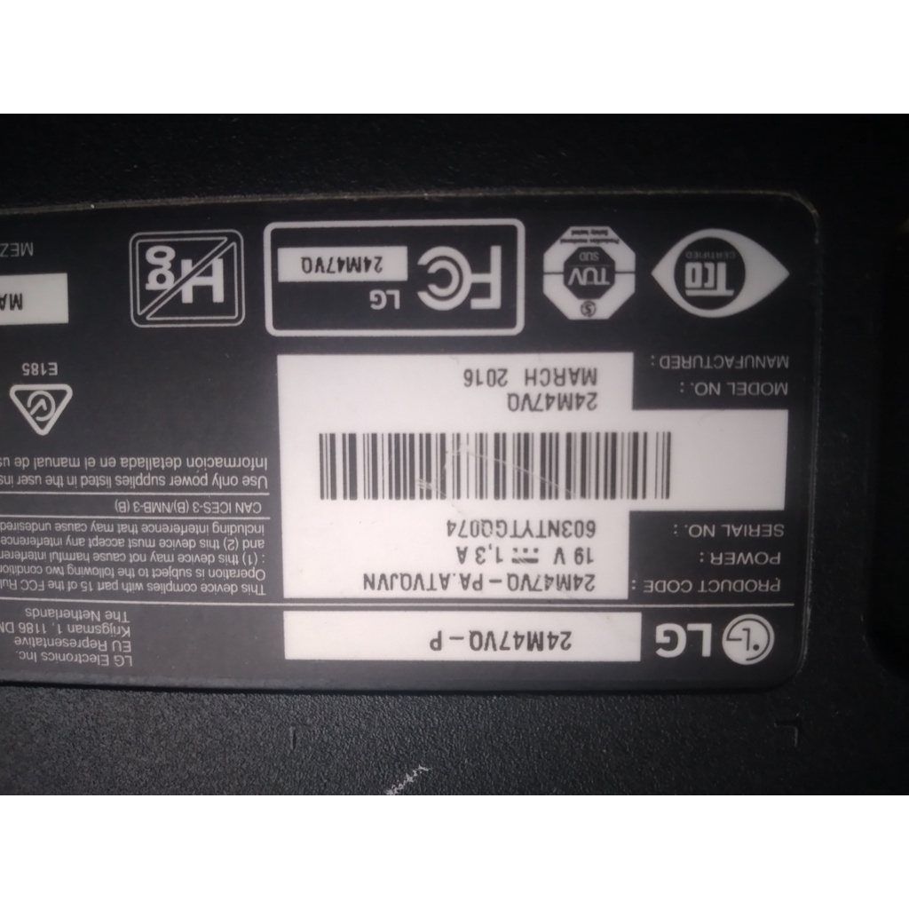 LG 24m47vq-p, Bo nguồn, giải mã tín hiệu màn hình LG 24m47vq-p