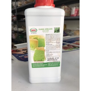 Huơng bico lá dứa màu xanh chai 1 lít