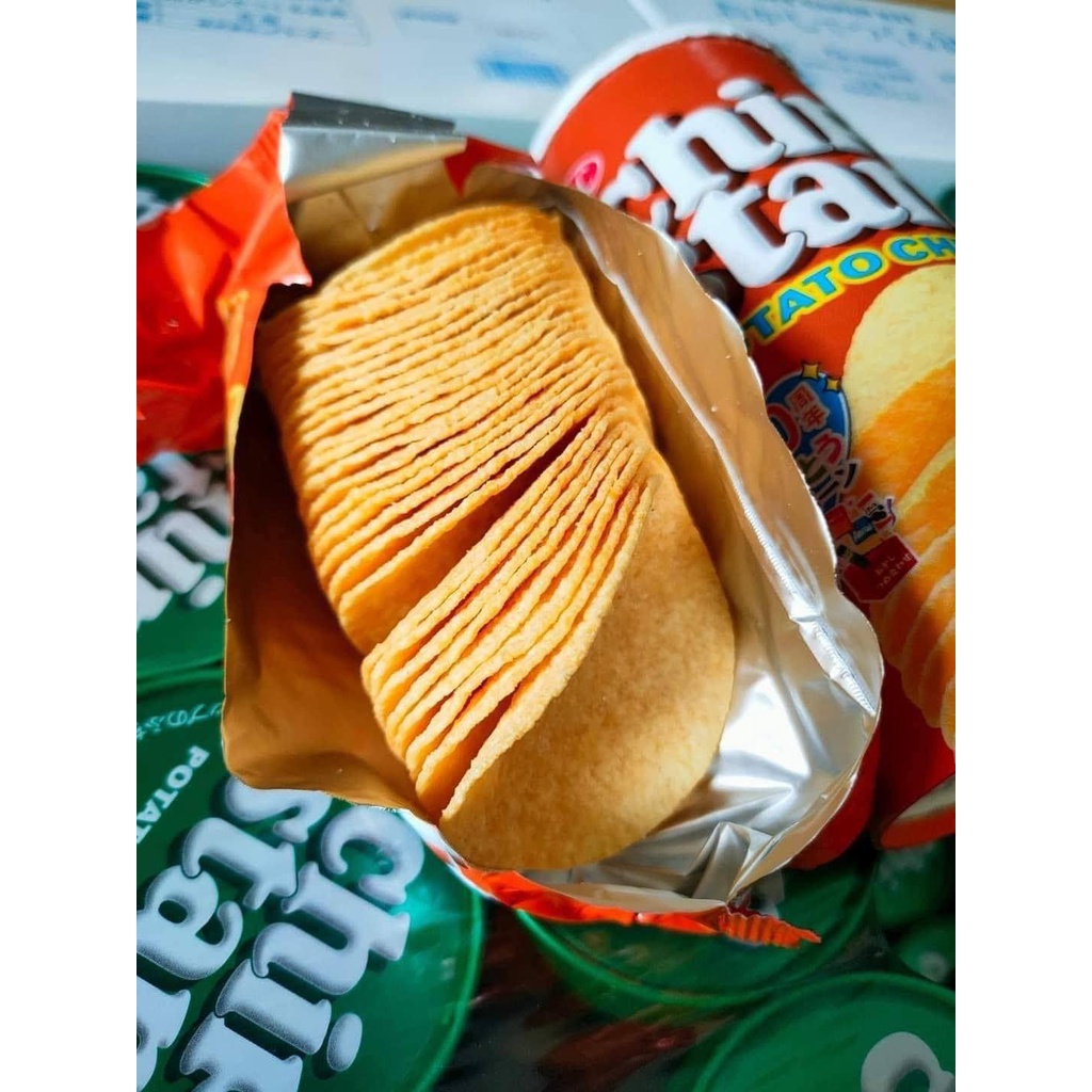 Bimbim Snack Khoai Tây Chipstar Nhật Đủ Vị Thơm Ngon Giòn Rụm