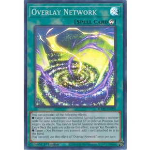 Thẻ Bài Yugioh Overlay Network - MAZE-EN020 - Super Rare 1st Edition