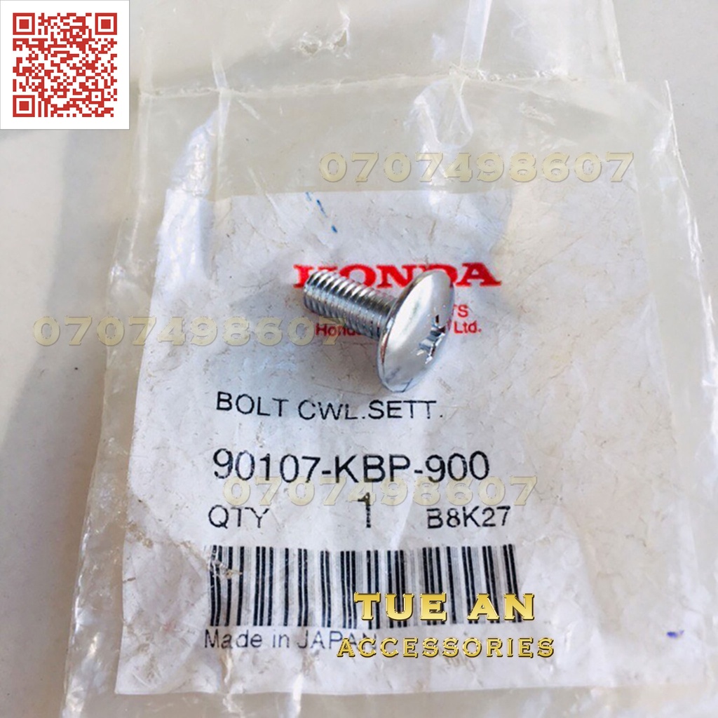 BU LÔNG BẮT ỐP NHỰA SƯỜN ỐC ÁO XE WAVE110 HONDA DREAM125 (2002-2006) Thái Lan | 90107-KBP-900 2
