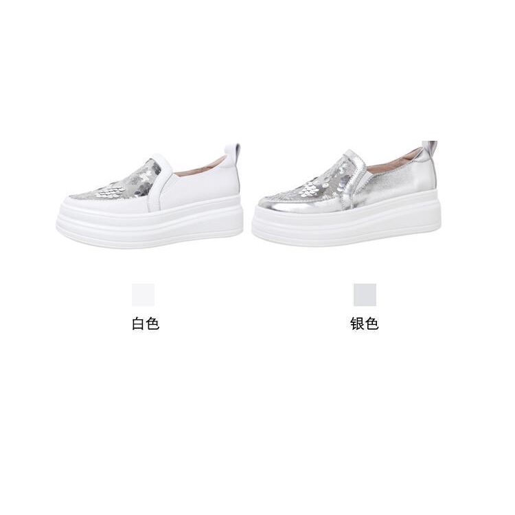 Giày Lười Da Đế Dày Phối Lưới Thoáng Khí Thời Trang 2023 Cho Nữ