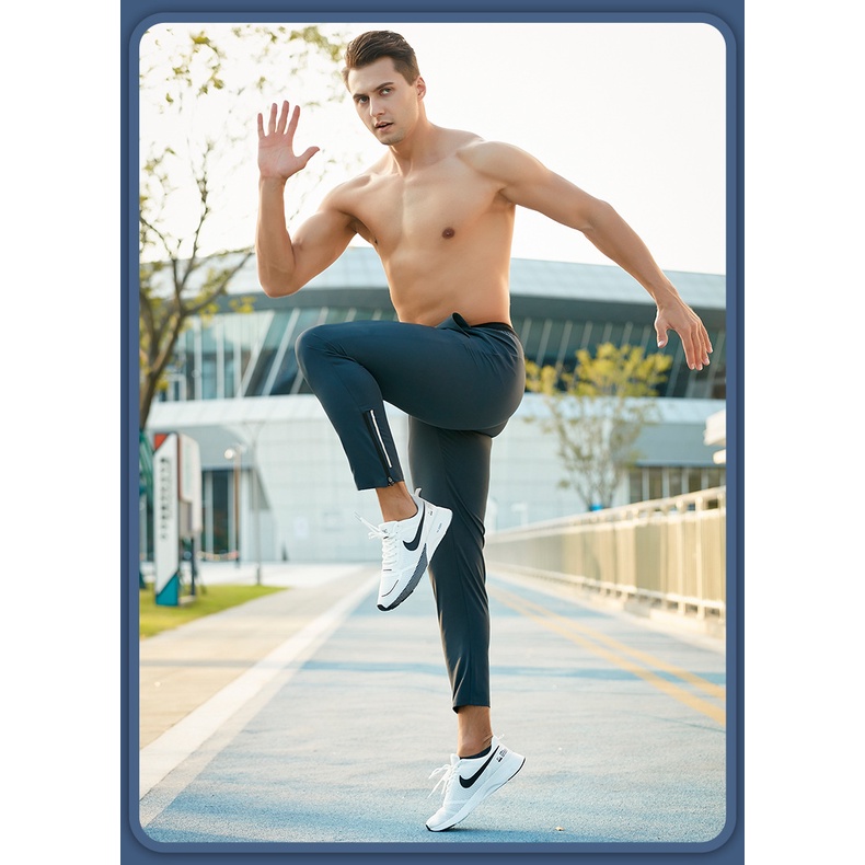 Quần Dài Thể Thao Nam, Quần Jogger Co Giãn Chạy Bộ Thể Dục Tập Gym Thoáng Mát