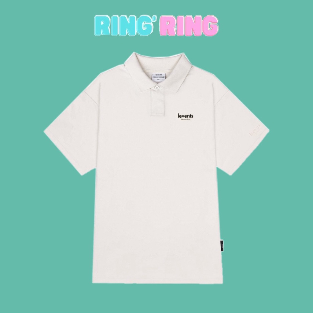 Áo thun có cổ LEVENTS® MINI POPULAR POLO/ BLACK  @dx.resell