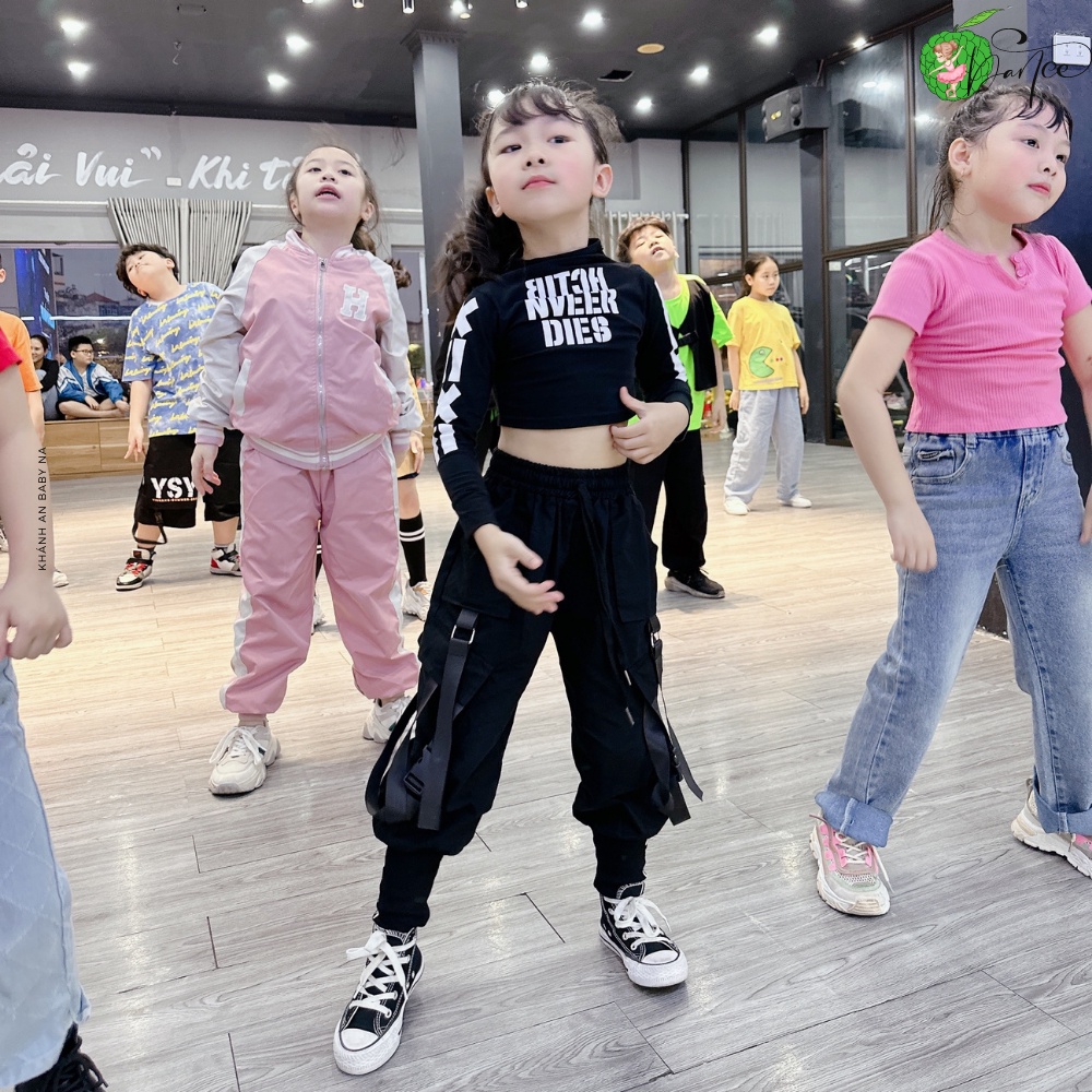 Quần Jogger nhảy FANE bé trai bé gái hiphop đi chơi đi nhảy đồ tập zumba tiktok dance hiện đại