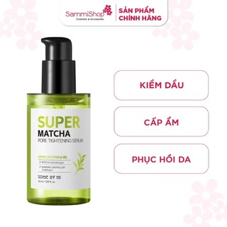 Tinh chất dưỡng da se khít lỗ chân lông Some By Mi Super Matcha Pore Tightening Serum 50ml