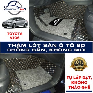 Thảm lót sàn ô tô 5D 6D Toyota Vios 2019-2022 bảo vệ sàn xe, không mùi, không thấm nước