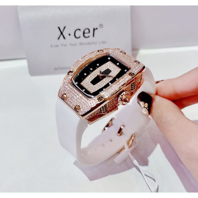 Chính Hãng Đồng Hồ Nữ X.cer- ROSE WHITE,Size 36mm,Full Box Hãng Đầy Nữ Tính