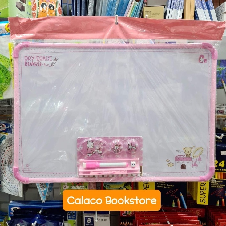 Bảng Trắng Học Sinh A3 + Kèm Bút Lông Bảng + Nam Châm Hít No.7003