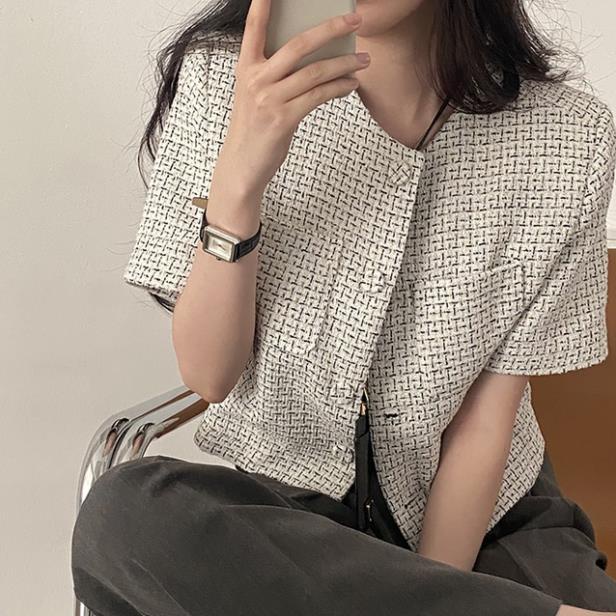 Áo khoác blazer form croptop dáng ngắn phong cách Hàn Quốc thời trang sang trọng cho nữ MA105 | BigBuy360 - bigbuy360.vn
