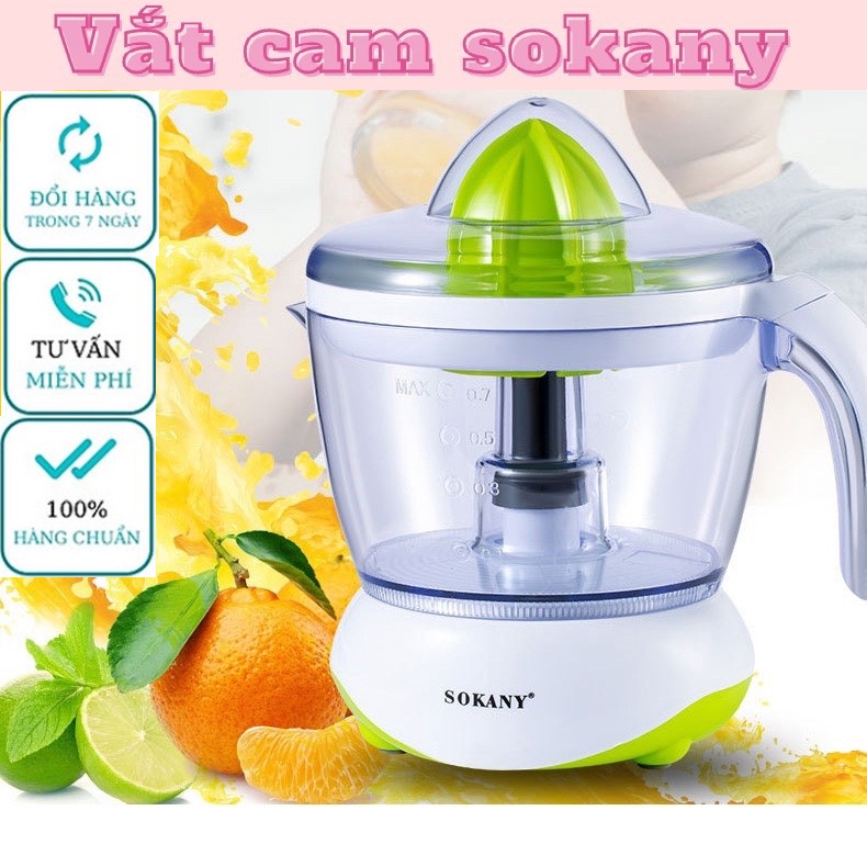 Máy Vắt Nước Cam Tự Động Sokany nhiều tốc độ, chế độ xoay 2 chiều, vắt tiện lợi, dễ dàng vệ sinh